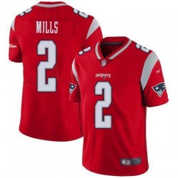 Patriots #2 Jalen Mills Red Men's Stitched NFL Limited Inverted Legend Jersey