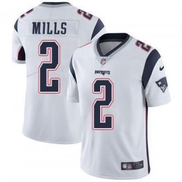 Patriots #2 Jalen Mills White Men's Stitched NFL Vapor Untouchable Limited Jersey