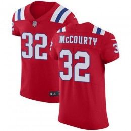 Patriots #32 Devin McCourty Red Alternate Men's Stitched NFL Vapor Untouchable Elite Jersey