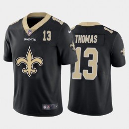New Orleans Saints #13 Michael Thomas Black Men's Big Team Logo Player Vapor Limited NFL Jersey