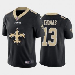 New Orleans Saints #13 Michael Thomas Black Men's Big Team Logo Vapor Limited NFL Jersey