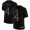 New Orleans Saints #4 Derek Carr Men's Black Flocked Lightning Vapor Limited NFL Jersey