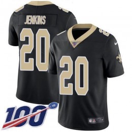 New Orleans Saints #20 Janoris Jenkins Black Team Color Men's Stitched NFL 100th Season Vapor Untouchable Limited Jersey