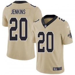 New Orleans Saints #20 Janoris Jenkins Gold Men's Stitched NFL Limited Inverted Legend Jersey