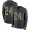 New Orleans Saints #24 Devonta Freeman Anthracite Salute to Service Men's Stitched NFL Limited Therma Long Sleeve Jersey