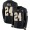New Orleans Saints #24 Vonn Bell Black Team Color Men's Stitched NFL Limited Therma Long Sleeve Jersey