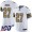 New Orleans Saints #27 Malcolm Jenkins White Men's Stitched NFL Limited Rush 100th Season Jersey
