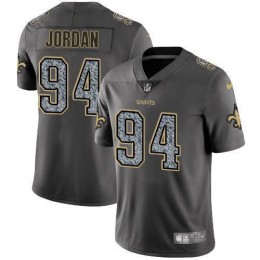 New Orleans Saints #94 Cameron Jordan Gray Static Men's Stitched NFL Vapor Untouchable Limited Jersey
