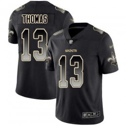 Saints #13 Michael Thomas Black Men's Stitched NFL Vapor Untouchable Limited Smoke Fashion Jersey