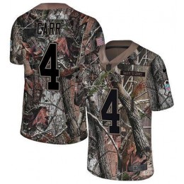 Saints #4 Derek Carr Camo Men's Stitched NFL Limited Rush Realtree Jersey