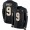 Saints #9 Drew Brees Black Team Color Men's Stitched NFL Limited Therma Long Sleeve Jersey