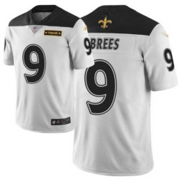 Saints #9 Drew Brees White Men's Stitched NFL Limited City Edition Jersey