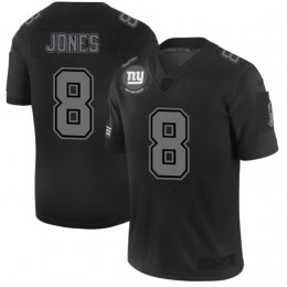 New York Giants #8 Daniel Jones Men's Black 2019 Salute To Service Limited Stitched NFL Jersey