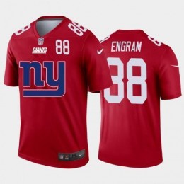 New York New York Giants #88 Evan Engram Red Men's Big Team Logo Player Vapor Limited NFL Jersey