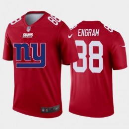 New York New York Giants #88 Evan Engram Red Men's Big Team Logo Vapor Limited NFL Jersey