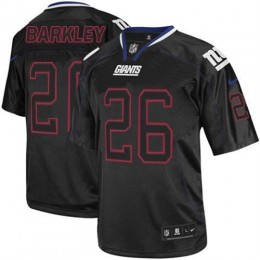 Giants #26 Saquon Barkley Lights Out Black Men's Stitched NFL Elite Jersey