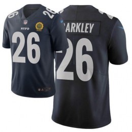 Giants #26 Saquon Barkley Navy Men's Stitched NFL Limited City Edition Jersey