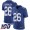 Giants #26 Saquon Barkley Royal Blue Team Color Men's Stitched NFL 100th Season Vapor Limited Jersey