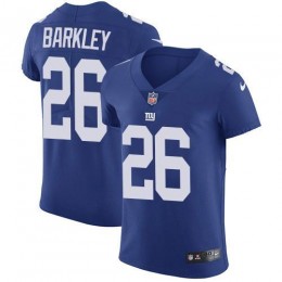 Giants #26 Saquon Barkley Royal Blue Team Color Men's Stitched NFL Vapor Untouchable Elite Jersey