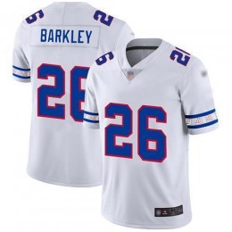 Giants #26 Saquon Barkley White Men's Stitched NFL Limited Team Logo Fashion Jersey