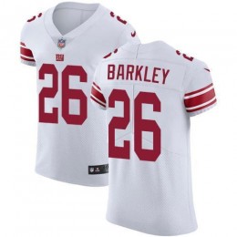 Giants #26 Saquon Barkley White Men's Stitched NFL Vapor Untouchable Elite Jersey