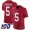Giants #5 Kayvon Thibodeaux Red Alternate Men's Stitched NFL 100th Season Vapor Limited Jersey