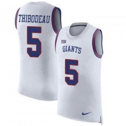 Giants #5 Kayvon Thibodeaux White Men's Stitched NFL Limited Rush Tank Top Jersey