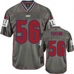Giants #56 Lawrence Taylor Grey Men's Stitched NFL Elite Vapor Jersey