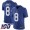 Giants #8 Daniel Jones Royal Blue Team Color Men's Stitched NFL 100th Season Vapor Limited Jersey