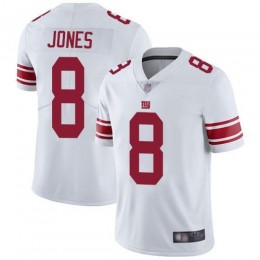 Giants #8 Daniel Jones White Men's Stitched NFL Vapor Untouchable Limited Jersey