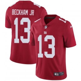 New York Giants #13 Odell Beckham Jr Red Alternate Men's Stitched NFL Vapor Untouchable Limited Jersey
