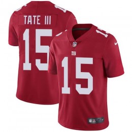 New York Giants #15 Golden Tate Red Alternate Men's Stitched NFL Vapor Untouchable Limited Jersey