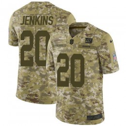 New York Giants #20 Janoris Jenkins Camo Men's Stitched NFL Limited 2018 Salute To Service Jersey