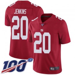 New York Giants #20 Janoris Jenkins Red Alternate Men's Stitched NFL 100th Season Vapor Limited Jersey