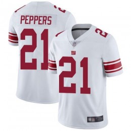 New York Giants #21 Jabrill Peppers White Men's Stitched NFL Vapor Untouchable Limited Jersey