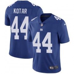 New York Giants #44 Doug Kotar Royal Blue Team Color Men's Stitched NFL Vapor Untouchable Limited Jersey