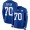 New York Giants #70 Kevin Zeitler Royal Blue Team Color Men's Stitched NFL Limited Therma Long Sleeve Jersey