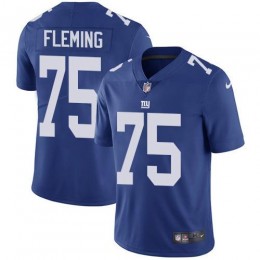 New York Giants #75 Cameron Fleming Royal Blue Team Color Men's Stitched NFL Vapor Untouchable Limited Jersey