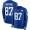 New York Giants #87 Sterling Shepard Royal Blue Team Color Men's Stitched NFL Limited Therma Long Sleeve Jersey