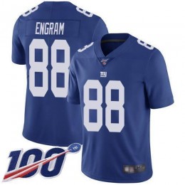 New York Giants #88 Evan Engram Royal Blue Team Color Men's Stitched NFL 100th Season Vapor Limited Jersey