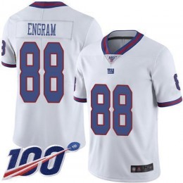 New York Giants #88 Evan Engram White Men's Stitched NFL Limited Rush 100th Season Jersey