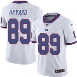New York Giants #89 Mark Bavaro White Men's Stitched NFL Limited Rush Jersey