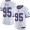 New York Giants #95 B.J. Hill White Men's Stitched NFL Limited Rush Jersey
