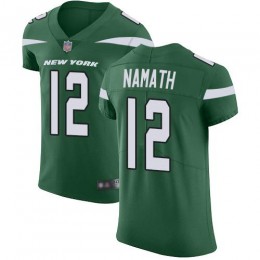 Jets #12 Joe Namath Green Team Color Men's Stitched NFL Vapor Untouchable Elite Jersey