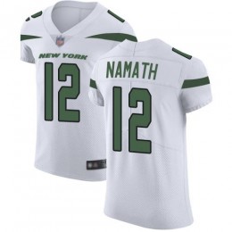 Jets #12 Joe Namath White Men's Stitched NFL Vapor Untouchable Elite Jersey