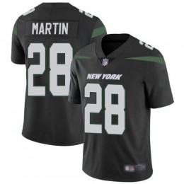 Jets #28 Curtis Martin Black Alternate Men's Stitched NFL Vapor Untouchable Limited Jersey