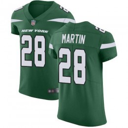 Jets #28 Curtis Martin Green Team Color Men's Stitched NFL Vapor Untouchable Elite Jersey