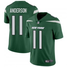 New York Jets #11 Robby Anderson Green Team Color Men's Stitched NFL Vapor Untouchable Limited Jersey