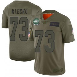 New York Jets #73 Joe Klecko Camo Men's Stitched NFL Limited 2019 Salute To Service Jersey