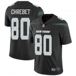 New York Jets #80 Wayne Chrebet Black Alternate Men's Stitched NFL Vapor Untouchable Limited Jersey